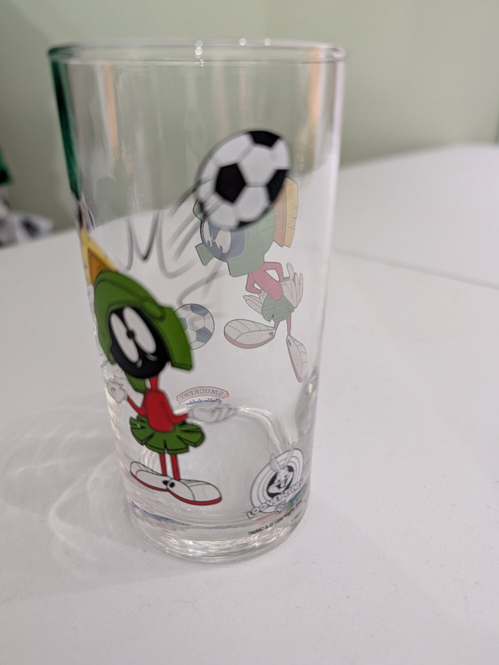 Vintage Smucker's Marvin the Martian Collectable Glass - Looney Tunes - Soccer - Picture 4 of 11